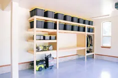 قفسه های گاراژ DIY - ساختمانهای مدرن