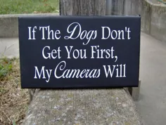 سگ ها اولین دوربین های شما را با علامت وینیل وود نمی کنند |  اتسی