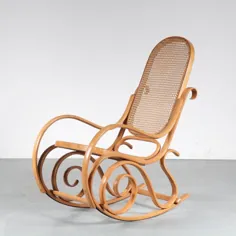 صندلی گهواره ای بنت وود توسط Thonet ، فرانسه دهه 1950 |  # 155418