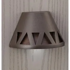 چراغ عرشه LED Kichler Triangle-Cut 3 3/4 "W Bronze 3000K - # 1G287 | Lamps Plus