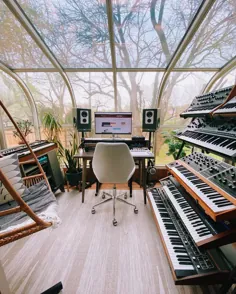 استودیوهای موسیقی مدرن - T R A V L L R |  Greenhouse Studio اولین بار ...