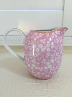 Pip Studio Amsterdam Coffee Tea Creamer Jug Floral Porcelain Pink Gold Trim for sale for sale |  eBay