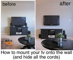 تلویزیون خود را به دیوار نصب کنید و سیمها را مخفی کنید