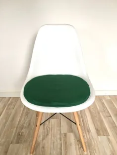 Sitzpolster grün صندلی Eames Sitzkissen 3 سانتی متر hoch dunkelgrün |  اتسی
