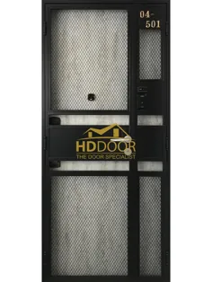 دروازه استیل ملایم HD-554 | طراحی دروازه استیل - درب HD