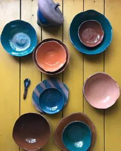 #ceramic#ceramics#clay#glaze#art#artist#color#spring#colors#handmade#handicrafts#ware#tableware#stoneware#dishes#bowl#iran#pot#pottery#blue#charocharkh#love#life#dream#peace#leafs#white#چاروچرخ