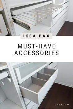 لوازم جانبی لازم برای کمد Ikea PAX شما!