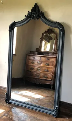 آینه آنسی - Matt Black 6FT از سایت chateau.co.uk