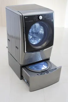 این ماشین لباسشویی کوچک به شما امکان می دهد همزمان دو بار را تمیز کنید