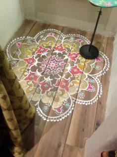 10 ایده برتر استنسیل و فرش نقاشی شده برای کف چوب