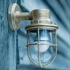 Brass Ship’s Light |  چراغ های دیواری باغ |  روشنایی بیرون ساختمان