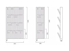 قفسه دیواری گردویی دیواری PIANO WALNUT با طراحی PER-USE Patrick Seha