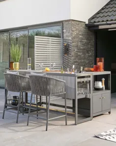27 ایده آشپزخانه در فضای باز - طراحی فضای کوچک ، مدولار و کوچک برای همه حیاط خانه ها