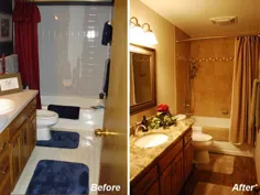 آشپزخانه / حمام قبل و بعد از بازسازی عکس ها