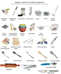 واژگان "در آشپزخانه": 200+ اشیا Ill مصور - ESLBuzz یادگیری زبان انگلیسی