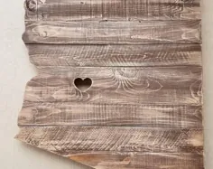 سینی سرویس چوب پالت رنگ آمیزی شده متوسط ​​با دسته های فیروزه ای