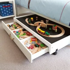 10 ایده هوشمندانه برای ذخیره اسباب بازی کودکان