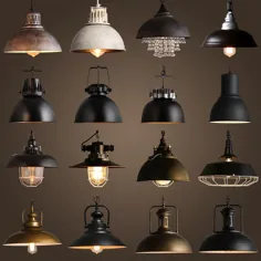 61.6 دلار 20٪ تخفیف | Vintage Rustic Metal Lampshade Edison Pendant Lamp Lights Lights Retro Luster Shade Hanging Lampe Fixture Lighting Industrial Lamparas | آباژور فلزی | براق کننده سبک retroretro - AliExpress