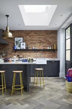 آشپزخانه های نقاشی شده: ایده های رنگی آشپزخانه