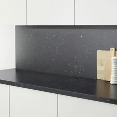 میز کار S effectLJAN ، جلوه مرمر سیاه / لمینیت ، 186x3.8 سانتی متر - IKEA