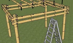 نحوه ساخت آلاچیق بامبو