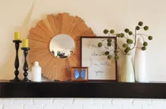 افزودن اتاق نشیمن: یک آینه آفتابگردان DIY جدید - وبلاگ طراحی فلفل