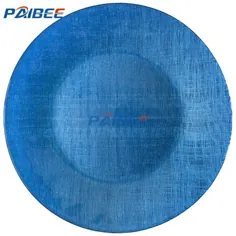 Paibee Hot Sell 2019 Charger Plate Glass Pltter Dinner Plate ظروف آشپزخانه صفحه خانگی صفحه عروسی