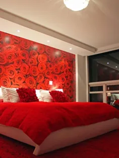 ایده های زیبای دکوراسیون اتاق خواب قرمز