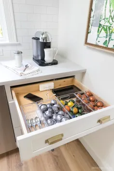 ایده های سازماندهی و ذخیره سازی کابینت آشپزخانه!  |  رانده شده توسط دکور