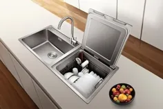 ماشین ظرفشویی 3 در 1 سینک ظرفشویی