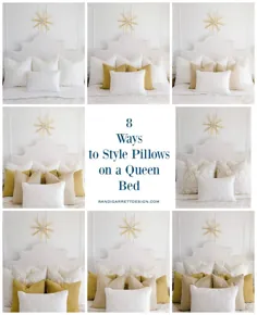 7 روش برای آرایش بالشها روی تختخواب - طرح رندی گرت