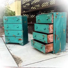 SRO Matching Country Country Dresser مجموعه رنگهای سبز با /  اتسی