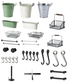 لوازم جانبی آشپزخانه و آشپزخانه IKEA FINTORP در یک لیست