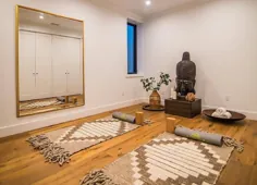 اتاق ذن یوگا با بودا سنگی - انتقالی - زیرزمین