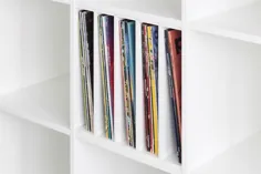 Ikea Kallax Expedit Shelf Insert Shelf Record Record Shelf Vinyl Shelf Insert Specialist Divider برای 5 بخش