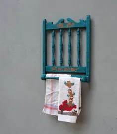 Rack Towel Rack Vintage Wood Organizer Rack Jewelry Rack |  اتسی