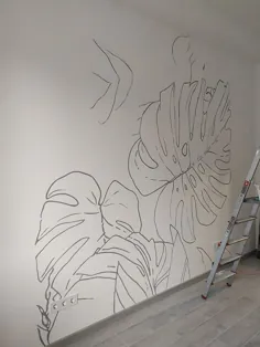 Роспись в салоне красоты Asteria SPA / نقاشی دیواری