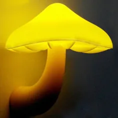 چراغ شبانه طراحی قارچ LED حسگر گرمایی شیک