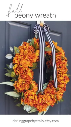 تزئین درب سقوط - تاج گل گل صد تومانی