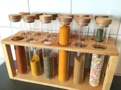 RIMFORSA شیمی آشپزخانه - نگهدارنده لوله شیشه ای DIY - هکرهای IKEA