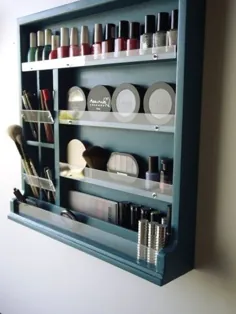 بهترین سازمان آرایش جعبه ناخن DIY Makeup 51 ایده