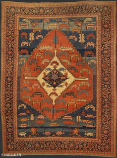 فرش بزرگ ایرانی Bakshaish با عتیقه: 44818093 - فرش های Mollaian Farzin