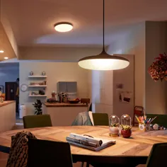 چراغ سقفی هوشمند LED Philips Hue White Ambiance Cher LED با بلوتوث و سوئیچ کم نور