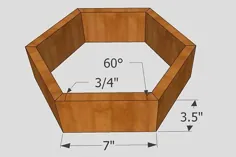 پروژه نجاری DIY: قفسه های شش گوش چوبی (لانه زنبوری)