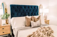 اتاق خواب مدرن و پر زرق و برق