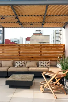 Diseño sensacional de un roof garden en Ciudad de México |  احترام گذاشتن