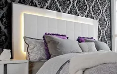 35 ایده نورپردازی LED Headboard برای اتاق خواب شما