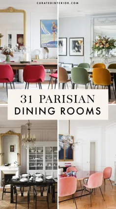 31 اتاق ناهار خوری زیبا پاریسی