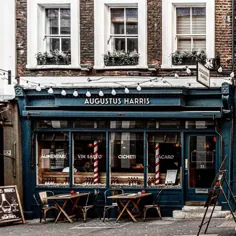 مغازه داران در اینستاگرام: "Augustus Harris، London؟england_pretty_places نوار نوشیدنی و کافی شاپ ایتالیاییaugustus_harris #prettyshopfronts # کافی شاپ..."