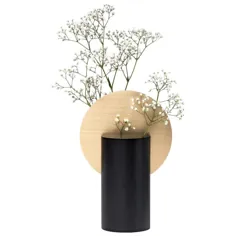 گلدان مدرن Malevich Vase CS2 توسط Noom در برنج و استیل نقاشی شده